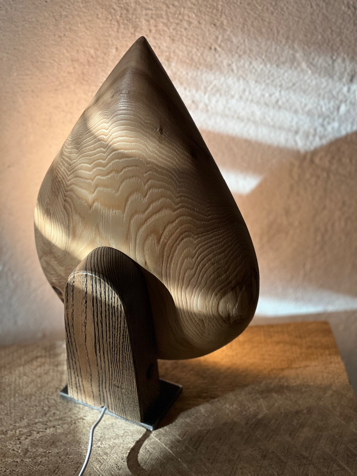 WOODEN LAMP - IN ASH