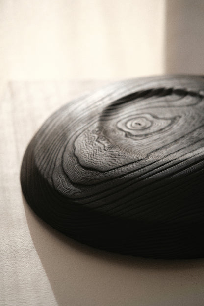 CHARRED BOWL - IN ELM