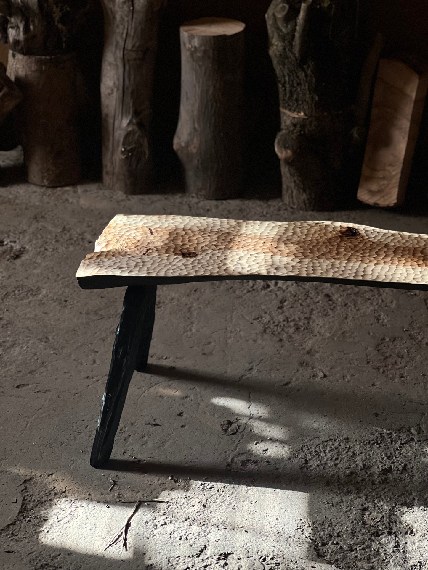 WOODEN BENCH - IN ASH