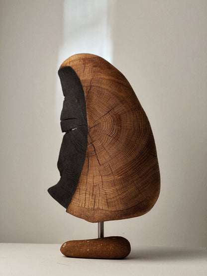 WOODEN SCULPTURE - IN OAK
