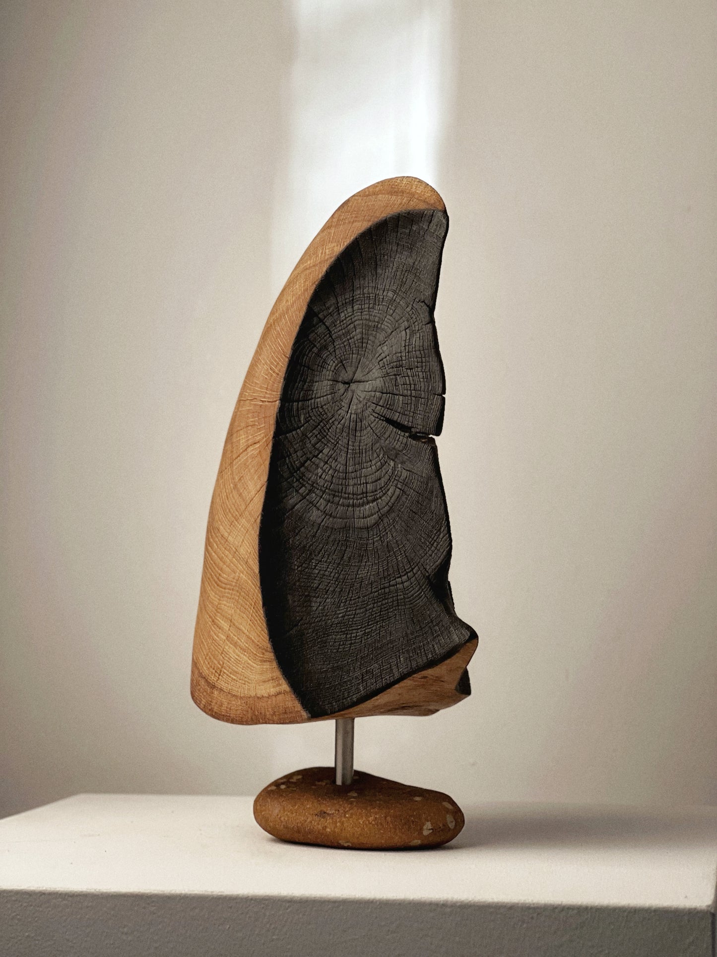 WOODEN SCULPTURE - IN OAK