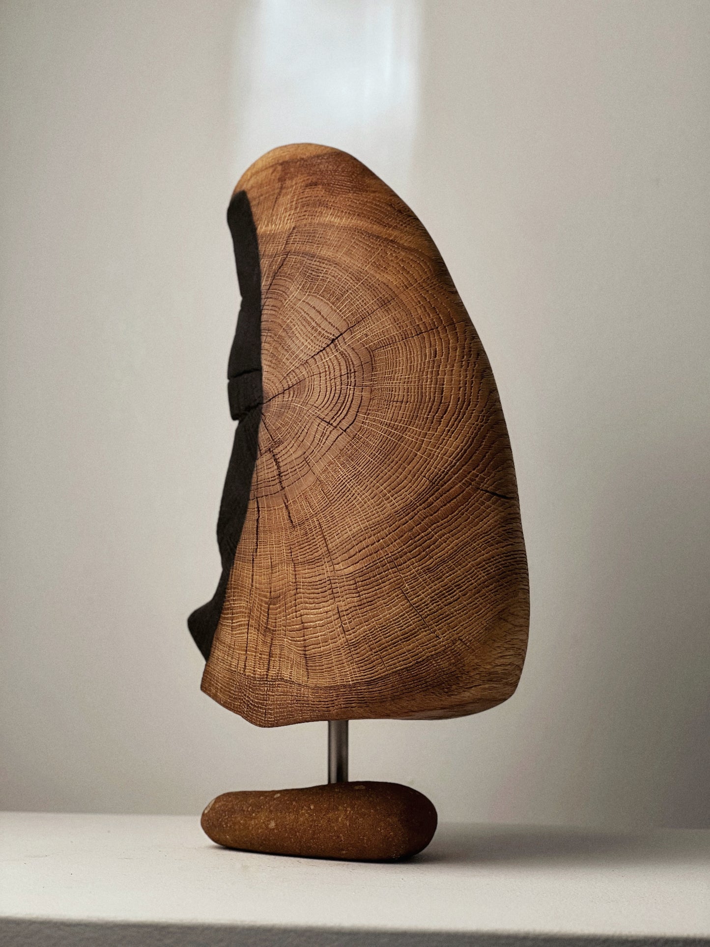 WOODEN SCULPTURE - IN OAK