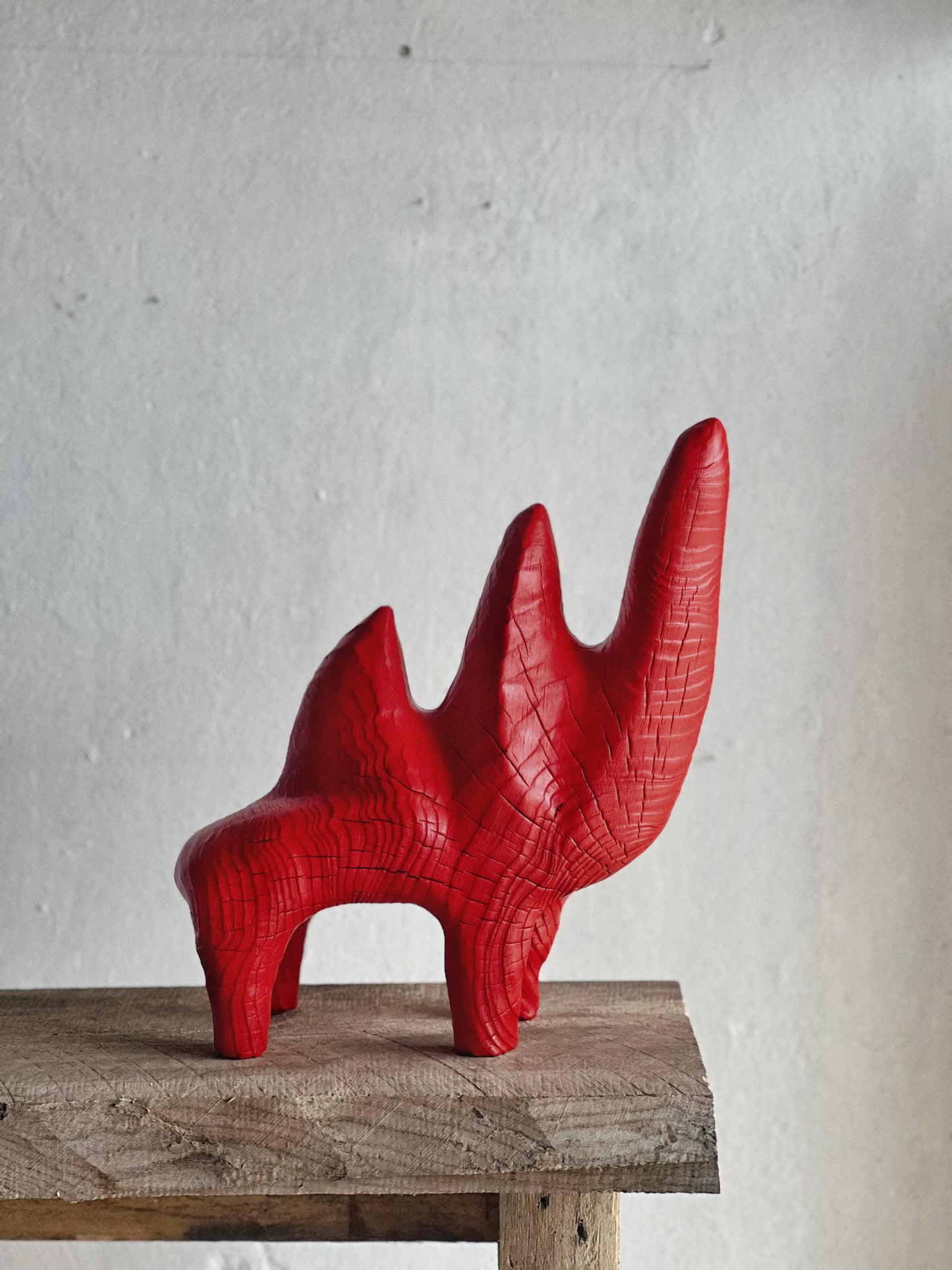 WOODEN SCULPTURE - IN PINE