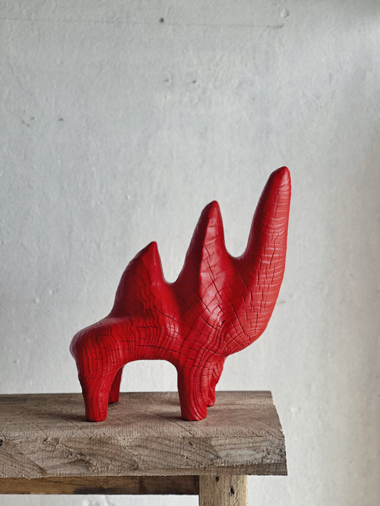 WOODEN SCULPTURE - IN PINE