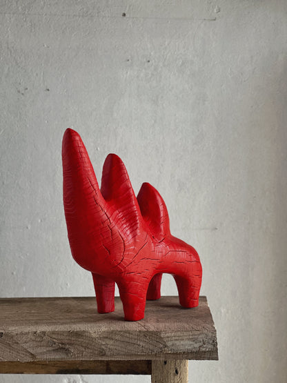 WOODEN SCULPTURE - IN PINE