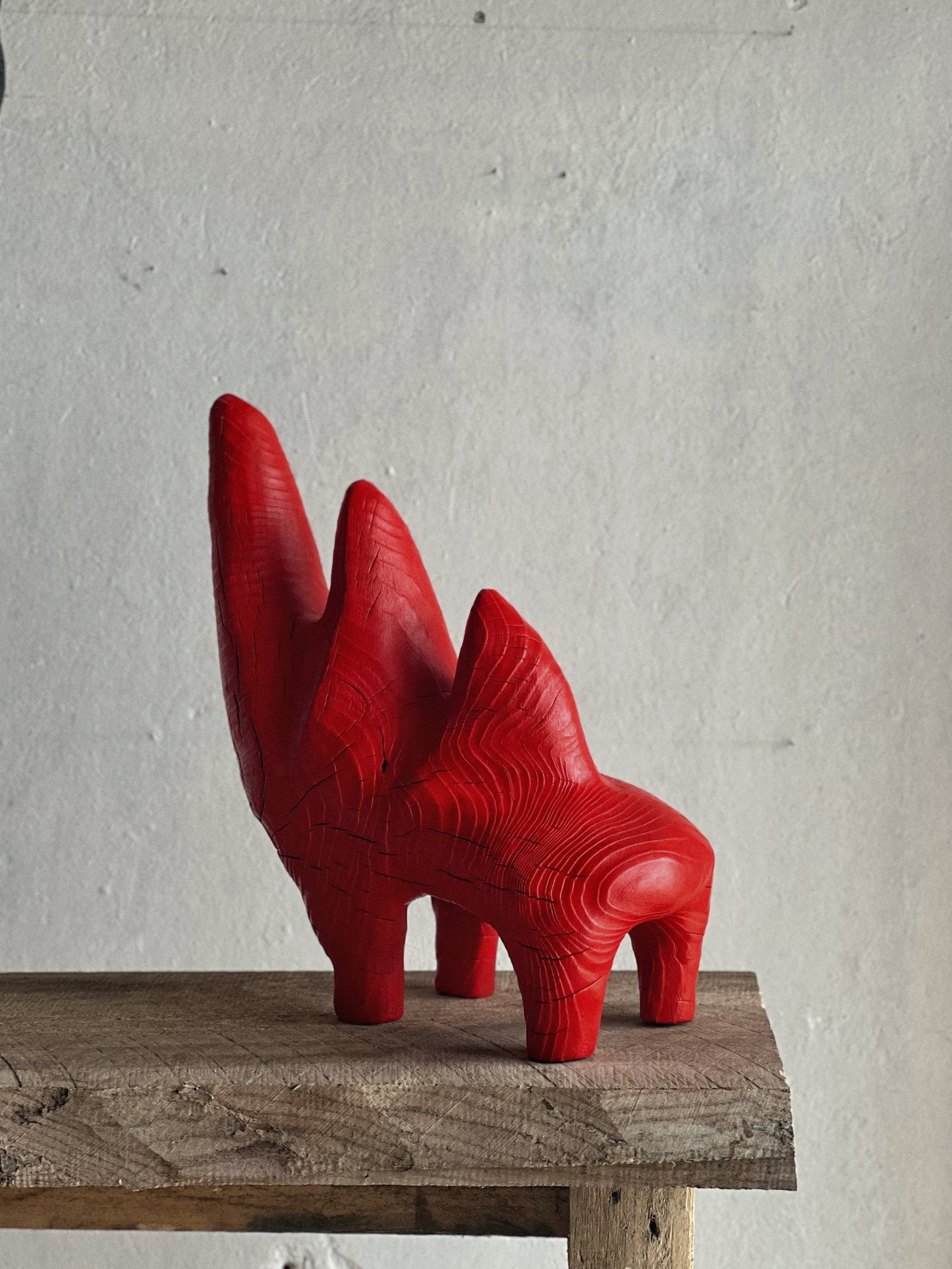 WOODEN SCULPTURE - IN PINE