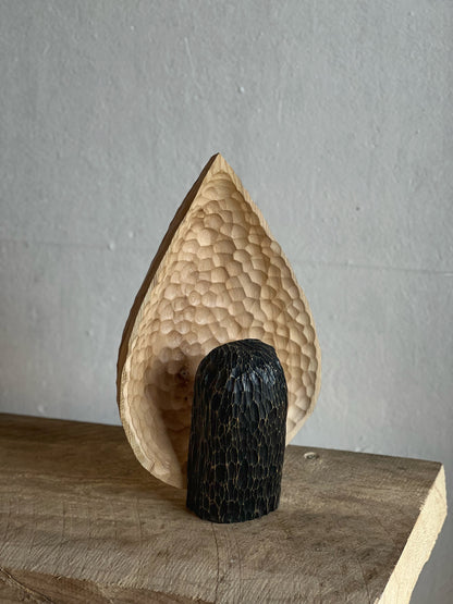 WOODEN LAMP - IN ASH