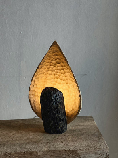 WOODEN LAMP - IN ASH