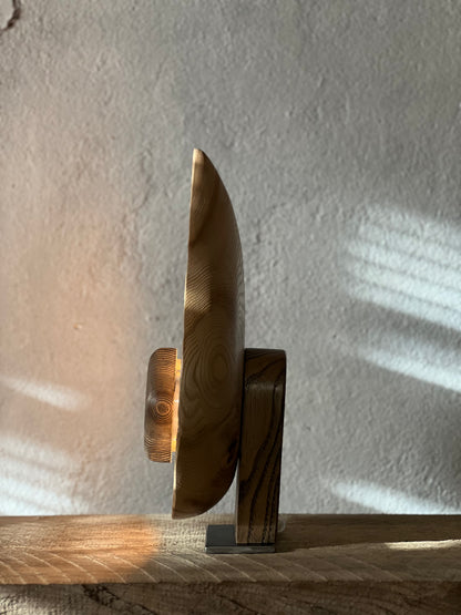 WOODEN LAMP - IN ASH