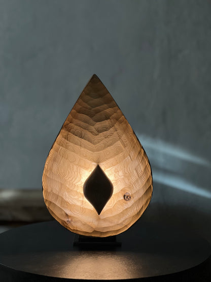 WOODEN LAMP - IN ASH