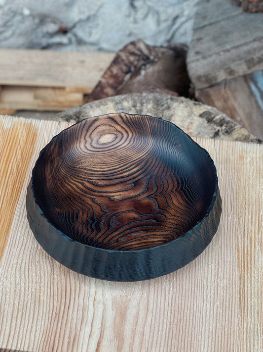CHARRED BOWL - IN ASH